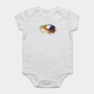 Squirrel Skull Art Baby Bodysuit